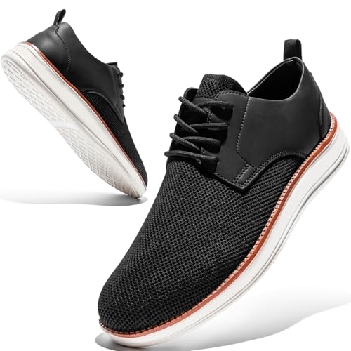 Men's Casual Dress Shoes Business Walking Shoes Oxfords Comfortable Breathable Lightweight Non Slip