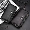 Vintage Leather Bag for Men, Leather Clutch for Men, Organizer Wrist Bag, Casual Clutch Bag for Men (Black) #3