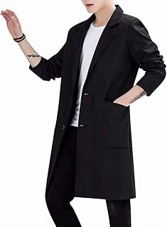 [KOGARASI] コート メンズ ロングジャケット トレンチコート 春秋服 冬用 アウター スリム 薄手 厚手 テーラードカラー ビジネス カジュアル 紳士服 大きいサイズ 男女兼用