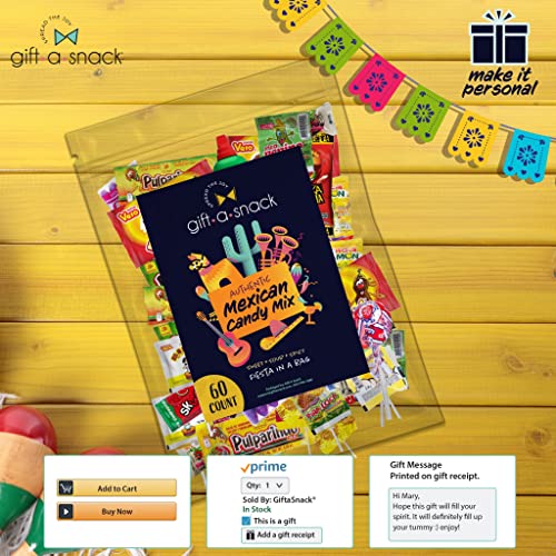 Mexican Candy Variety Pack Mix, Dulces Mexicanos Surtidos, Bulk Assortment Spicy Sweet Sour Mexicano Candies, (60 Count) Hispanic Snack Food Gift Box Rockaleta Lollipop Luca Pelon Pulparindo #TOP4