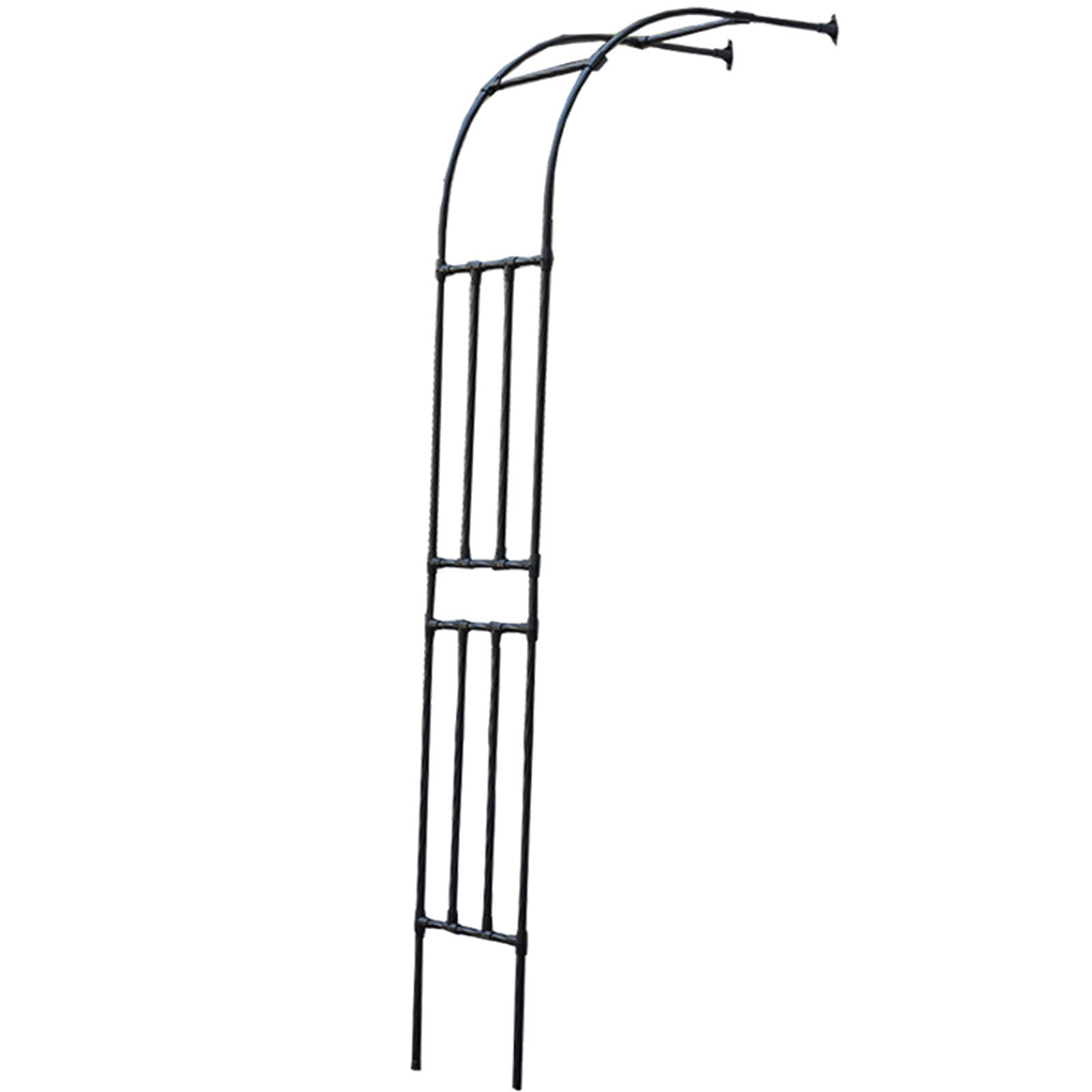 Rosenbogen Halbrund 150x260cm - Verzinkter Metallbogen Für Kletterpflanzen