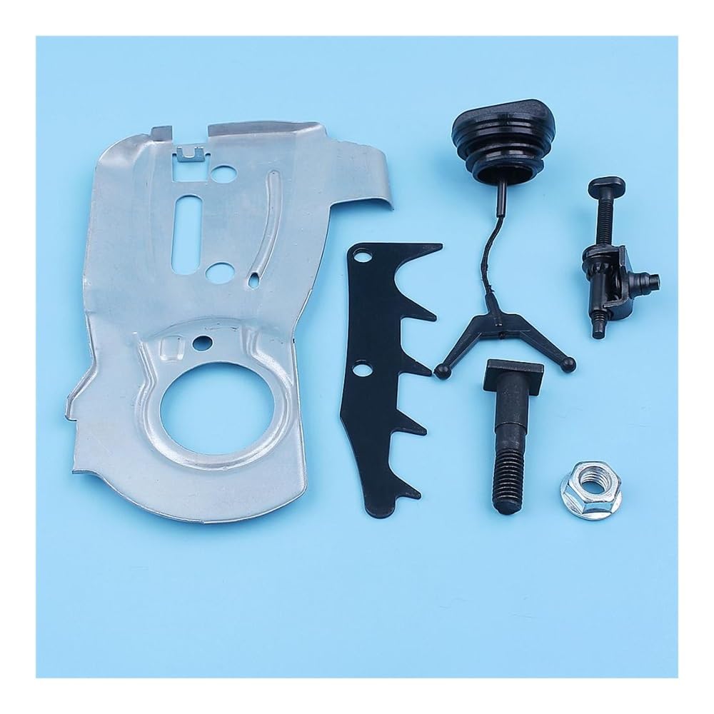 Kit di Dadi for Piastra Guida Barra Tappo Olio regolatore tendicatena Adatto for Motosega 350 345 340 2141 2145 2150 Parte Ricambio