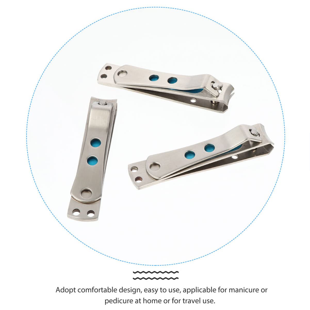 Housoutil 8piezas Cortaúñas Inoxidable Para y Pies De Cuidado Profesional De Uñas Para y Casa