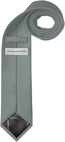 Miniatura 8 de Jacob Alexander Corbata regular para hombre de color liso
