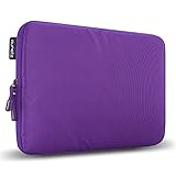 Runetz - 15-inch PURPLE Soft Sleeve Case Cover for MacBook Pro 15.4