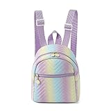 Mini Mochila Tie Dye Arco Iris Feminina Estilo Fofo Macio Kawaii Criativa e Divertida