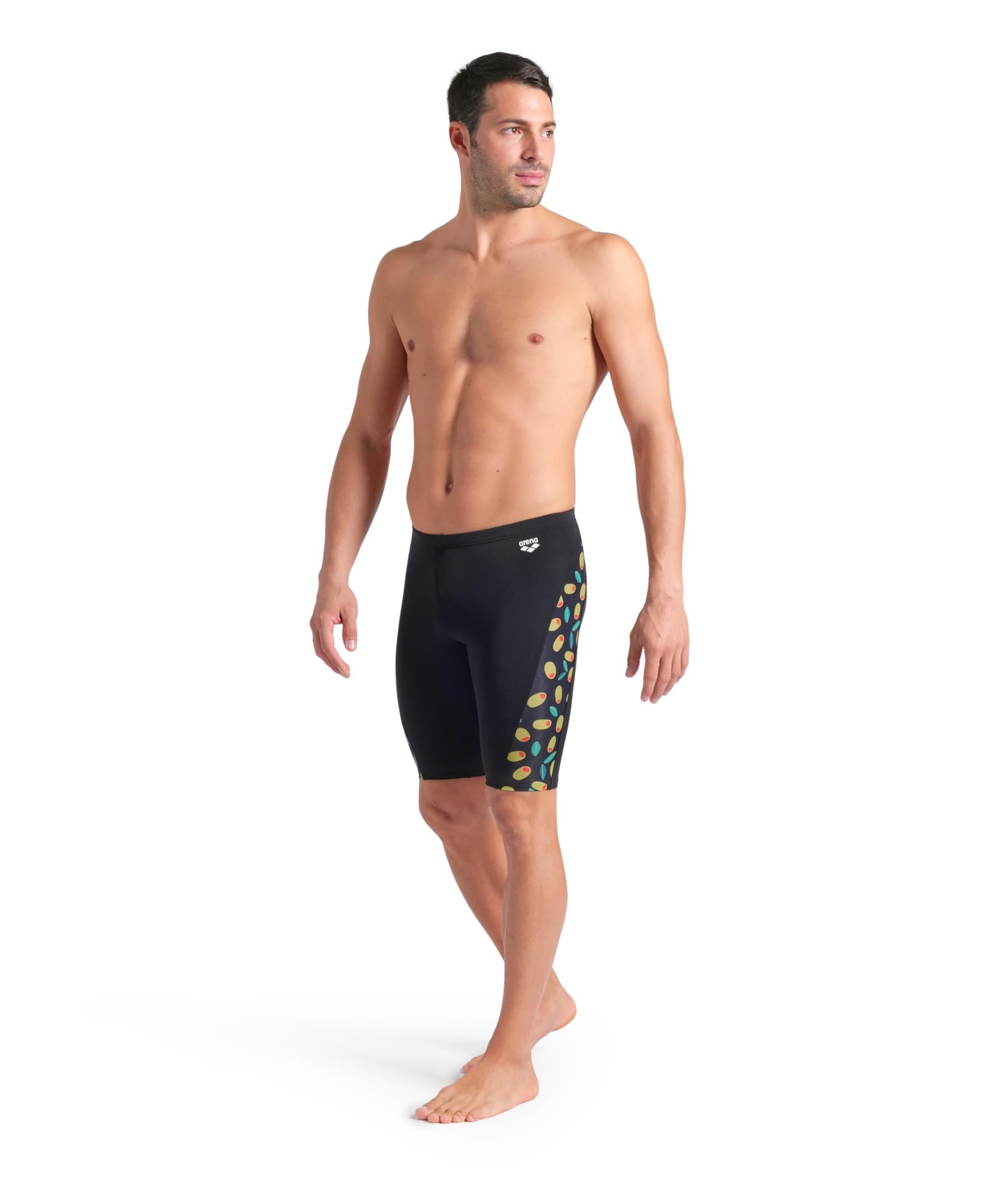 ARENA Performance Men's Funny Prints Collection Olives Jammer Tight Swim Shorts Costume a Pantaloncino Uomo
