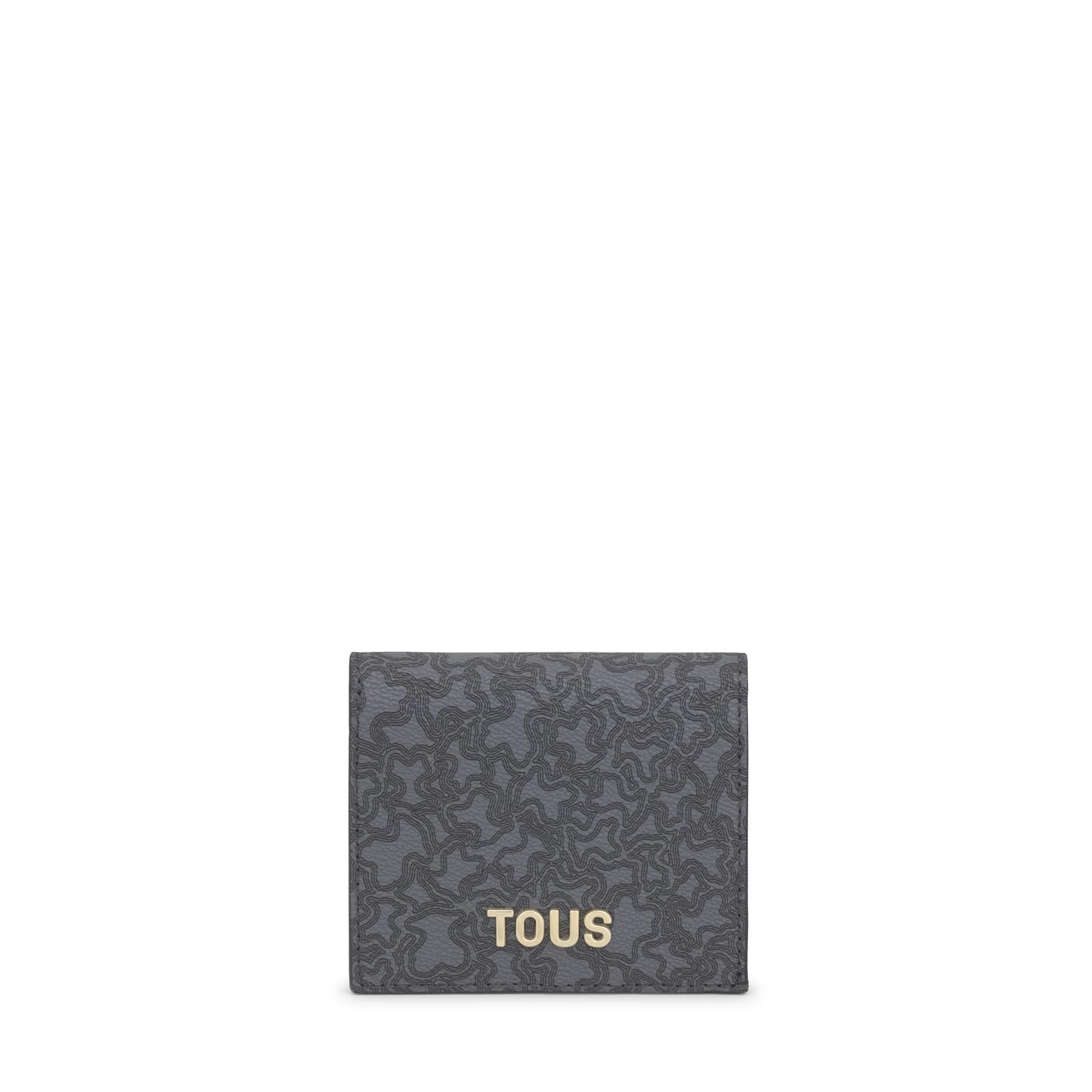 Tous Women's Billetera Xs. KAOS Mini Lines Gris Oscur Billfold, Dark Grey