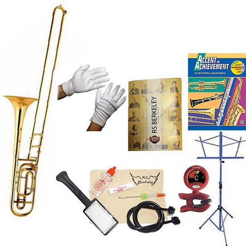 TBB707 Artist Series Bass Trombone with case & Bonus RSB MEGA PACK w/Accent in achievement Book