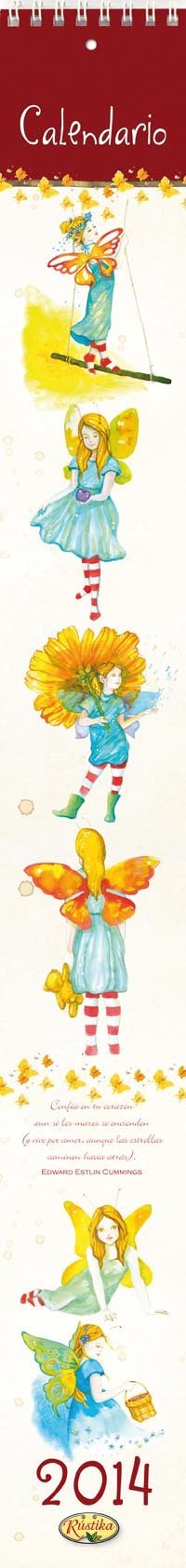 Ninfas (Calendario 2014 (7 x 58 cm)) (Spanish Edition)