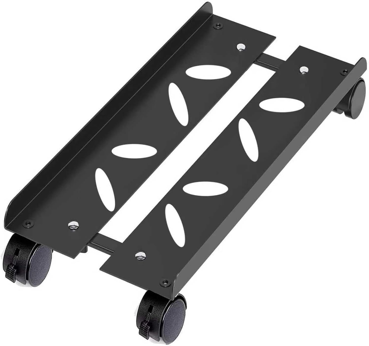 Soporte móvil ajustable para CPU con ruedas y ventilación miniatura 1