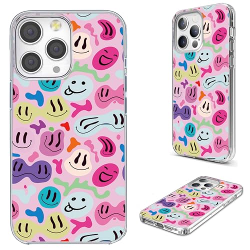 AKORAVO iPhone 13 Pro Max�p�P�[�X�A�����A���̎q�A�j���p�A���S�ی� �ϏՌ��� �X���� �\�t�g TPU �N���A �g�ѓd�b�J�o�[�P�[�X iPhone 13 ProMax�p�f�U�C���A�L���[�g�ŃN�[���Ȗ��� �J���t�� �n�b�s�[�����e�B���O 