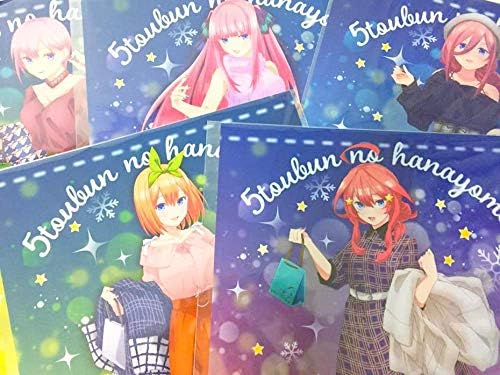 Amazon Co Jp 五等分の花嫁 きゃらっとくじ 一番くじ K賞 L賞 M賞 N賞 O賞 クリアポスター 一花 二乃 三玖 四葉 五月 5枚セット ホビー 通販