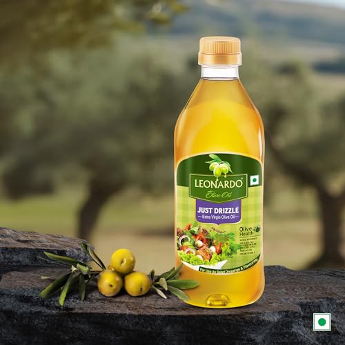 Image of Leonardo Extra Virgin Olive Oil, 500 ml Bottle | Premium Cold Pressed | From Italy | Made With 150+ Years of Expertise | Cholesterol & Trans Fat-Free, Rich In Antioxidants | High MUFA | Perfect For Salads, Breads, Pizza, Pasta & Grilling.