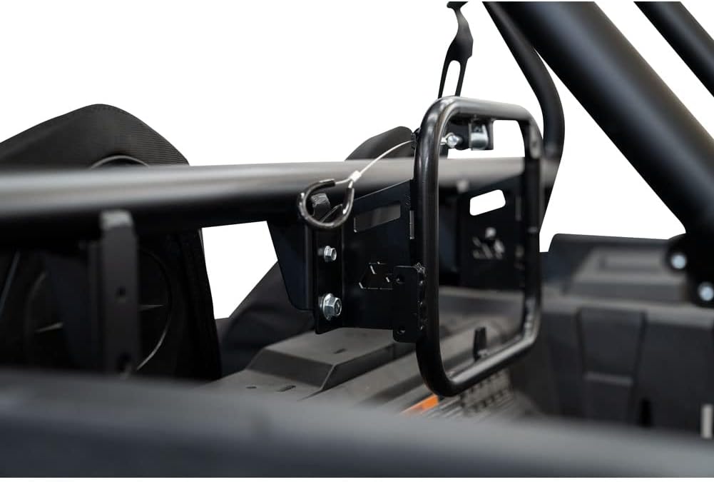 Tusk UTV Quick Release Cargo System - Bed Mounted Large Box Black - Compatible with Polaris RZR XP 1000 2014-2021