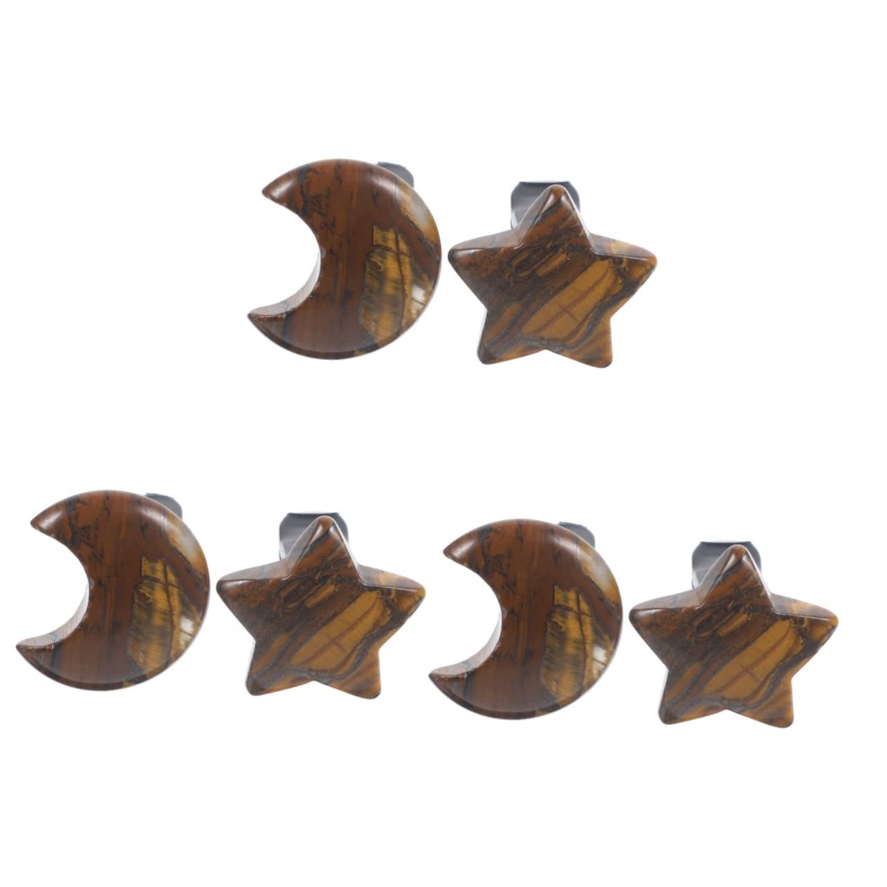 PartyKindom 6pezzi Clip Per Bocchetta Aria Auto Cristallo Forma Di e Stella Per Decorazioni Uniche e Profumazione Essenziale Facile Installazione Senza Attrezzi Per Auto Casa e Ufficio