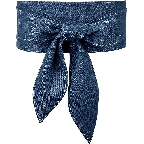 EIMMBD Womens Belts for Dress Obi Belts for Women Wide Waistband Knotted Belt for Dress