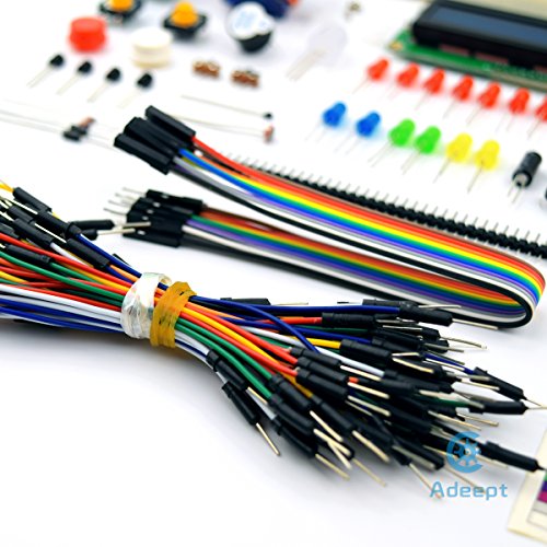 Adeept Project 1602 Lcd Starter Kit Compatible With Arduino Uno R3 Mega2560 Nano Servo Relay Lcd1602 Beginner/Starter Kit For Arduino With Pdf Guidebook/User Manual #TOP5