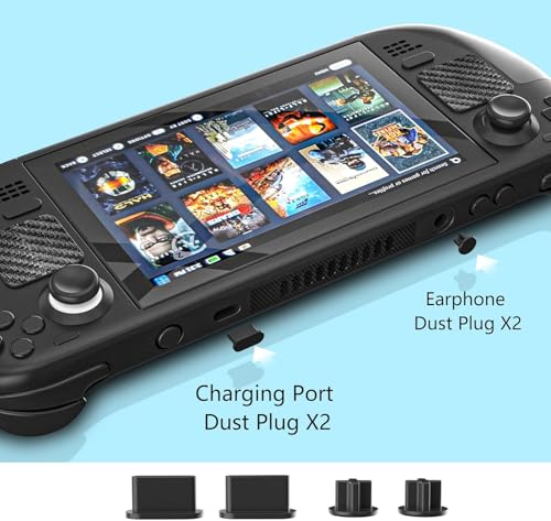 Image of New World Accessories for Steam Deck, Touch Protector Dust Plug Silicone Thumb Grip Caps for Steam Deck Vent Dust Filter Cover with Trackpads Skins - 9 in 1
