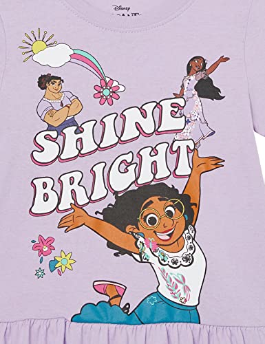 Disney Toddler Encanto Mirabel Jersey Short Sleeve Dress-Girls 2t-6x2