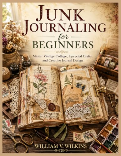 Junk Journaling for Beginners: Master Vintage Collage, Upcycled C...