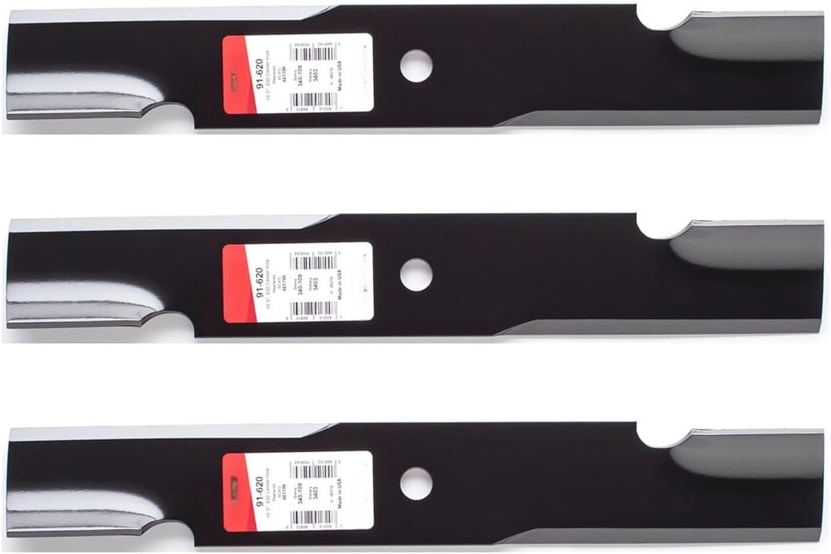 3PK Blade for 48" 482877,Replacement for Oregon Scag Tiger Cat, Tiger Cat II, Tiger Cub OEM