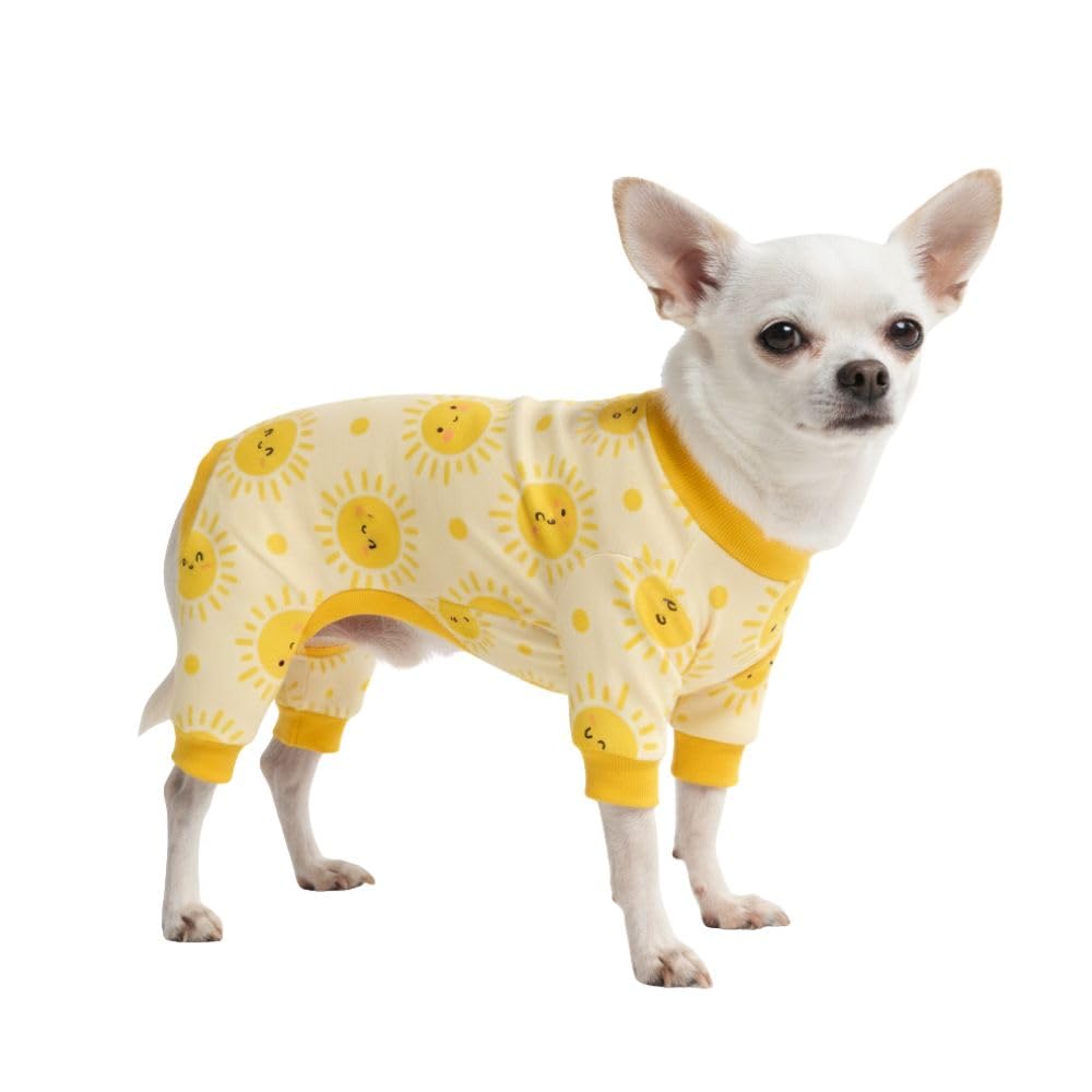 Spark Paws Dog Pajamas - Stretch Onesie Recovery Full Leg Surgery Suit PJS