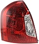 Evan-Fischer Tail Light Assembly Compatible with 2006-2011 Hyundai Accent Sedan Driver Side