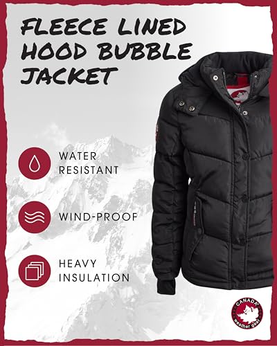 CANADA WEATHER GEAR Girls' Winter Coat - Quilted Heavyweight Puffer Parka Coat - Warm Winter Jacket for Girls (7-16)2