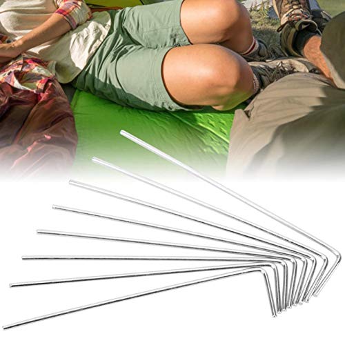 Acessórios para tenda, estaca de ferro durável Acessórios para estaca de tenda para exterior, alta d