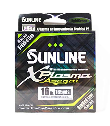 Sunline 63043206 Xplasma Asegai, Light Green, 16LB Test/165 YD