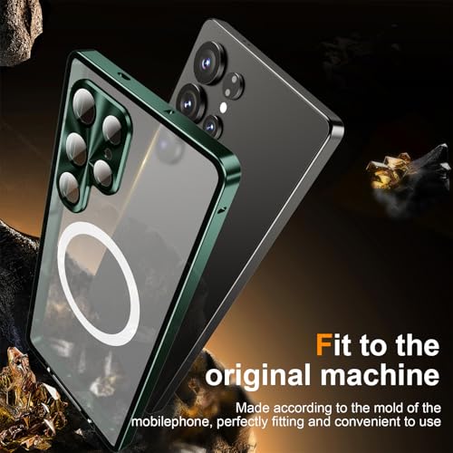 Coque pour Samsung Galaxy S25 Ultra MagSafe ultra fine et légère en polycarbonate mat