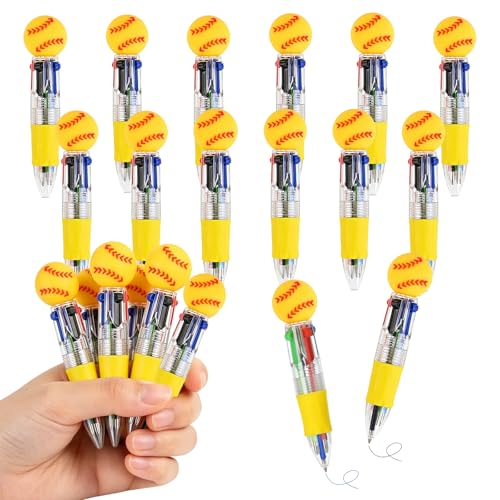 Mini stylo 4 en 1 amusant mignon, le cadeau d'anniversaire parfait en lot de 12