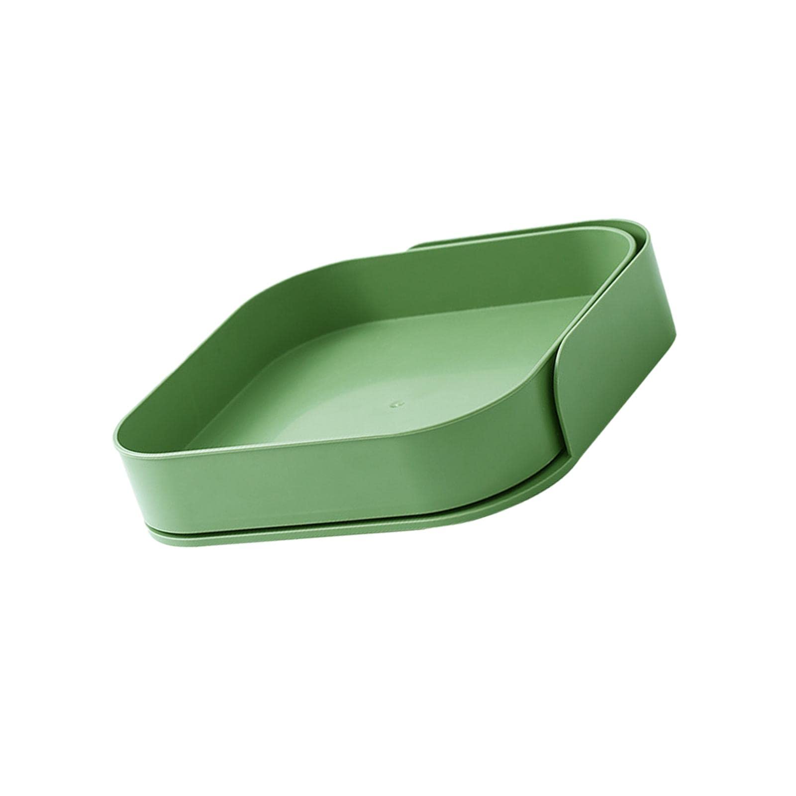 Club Bollywood®Rotatable Storage Rack Bathroom Organizer for Dresser Bathroom Kitchen Green|Home & Garden | Kitchen Storage & Organization |1 Storage Tray-image-17