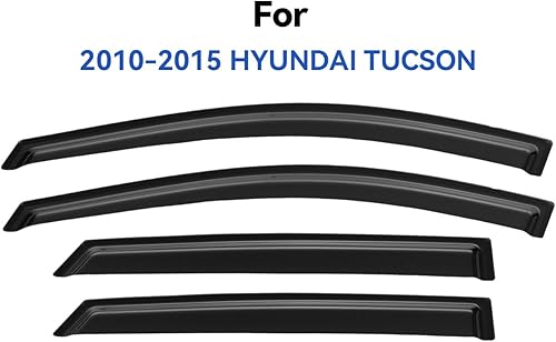 Miniatura 46 de Visores protectores de lluvia para ventana, deflectores de viento de canal exterior