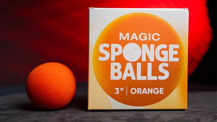 Magic Sponge Balls 4PK Orange 3"" by Murphy's Magic