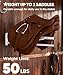 Queension Wall Mounted Saddle Rack with Pad Bar, Heavy Duty Horse Saddle Stand with for English & Western Saddles, Saddle Pad Rack for Horses Blanket, Tack Storage, White