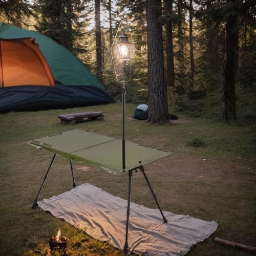 Table de camping portable et pliante avec hauteur réglable - 4