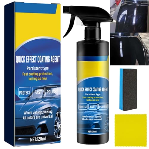 Advanced Car Quick-Acting Coating Agent Spray,Quick Effect Coating Agent,Advanced Ceramic Coating Car Spray,Multi-Functional Car Wax Polish,Long-Lasting Protection Quick-Acting Coating Agent