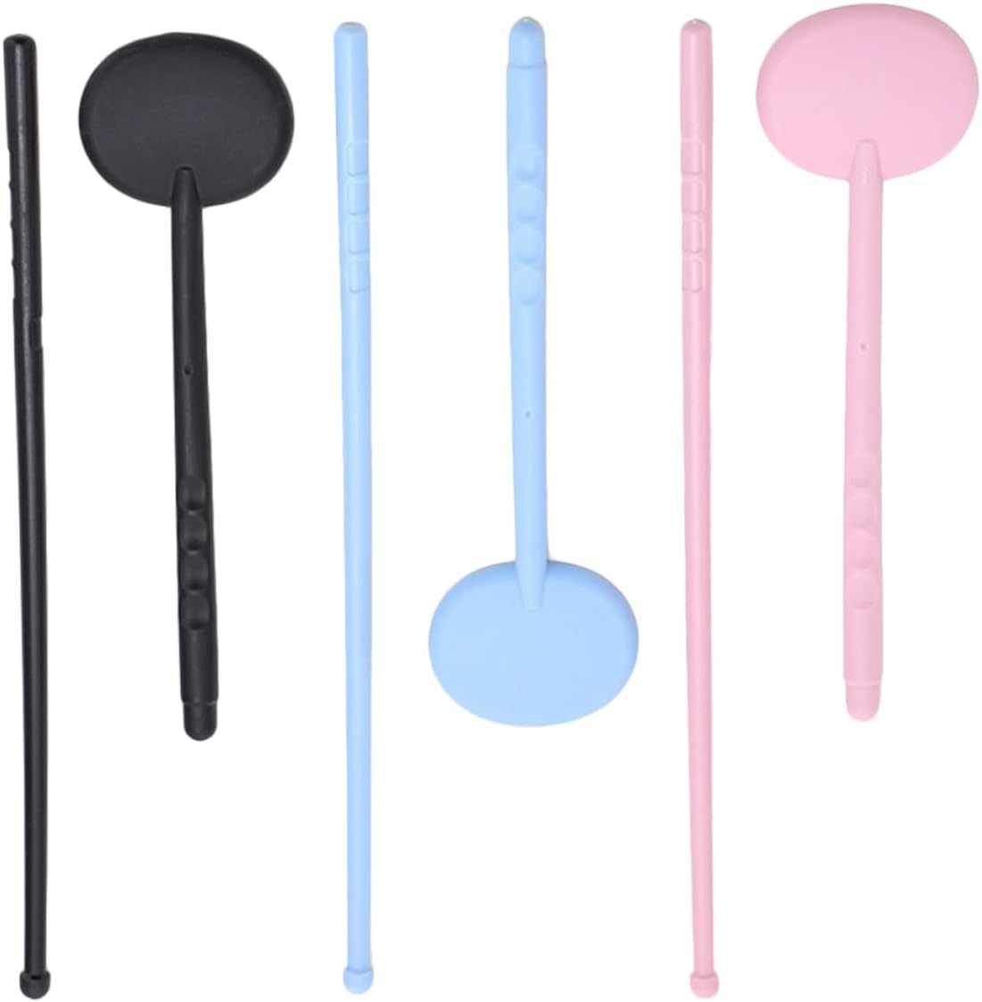 Ipetboom 6sets Handheld Eye Occluder and Pointer Stick for Visual Acuity Testing Durable Plastic Materials Ergonomic Design for Optometric Exams Compact Test Tool