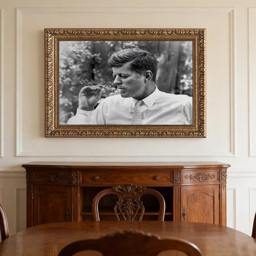 Cadre à suspendre JFK Marijuana idée cadeau déco rétro unique - 3