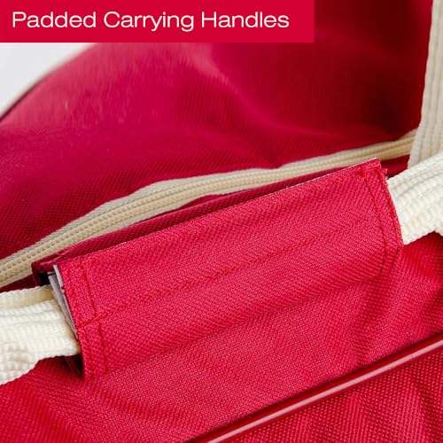 image for SINGER | Machine Carrying Case, Brick Color, Spacious Case Fits Most S