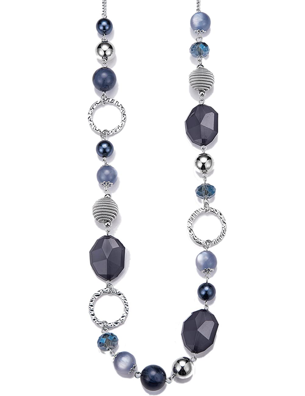 Collana colorata con perline in ceramica stile bohémien Catena per maglione lavorato a maglia fatta a mano Regalo per la mamma Drop Shipping 2X841  36