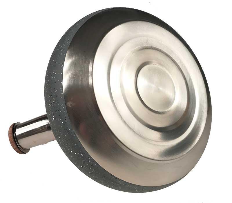 Klausberg 7548 - Fluitketel - 3 liter - zwart - RVS