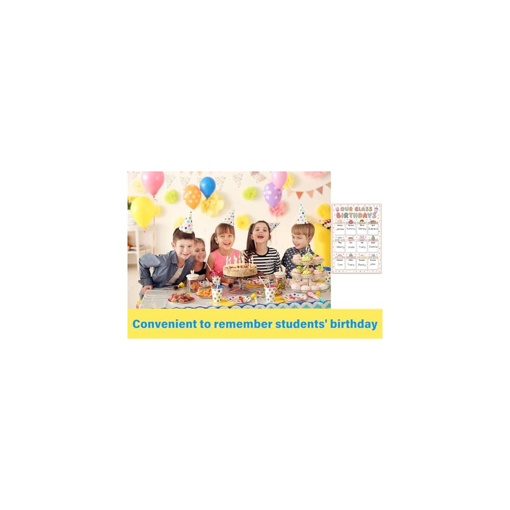 Fsaoor Fasoor Boho Happy Birthday Chart Poster for India | Ubuy