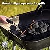 أداة إشعال الفحم الكهربائية للشواء Mata Leon Premium BBQ Grills Fireplace Tools أسهل وأسرع لإشعال كتل الفحم | بدون شرارات أو رماد | ملفات عناصر حرارية متينة 304 مع كابل بطول 5 أقدام
