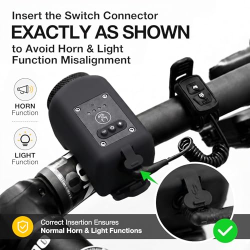 Woyuosn Bike Horn with Light