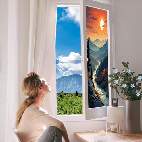 Vinilo adhesivo para ventana con diseño frosted 17.7x23.6 in miniatura 5