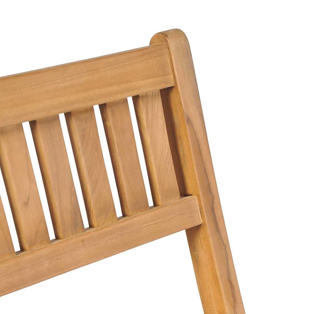 vidaXL 2x Sgabelli da Esterni Sedie da Giardino Seggiole Bar Arredi da Esterni Robusto Sedie da Pranzo Patio Terrazzo Arredamento Legno di Teak