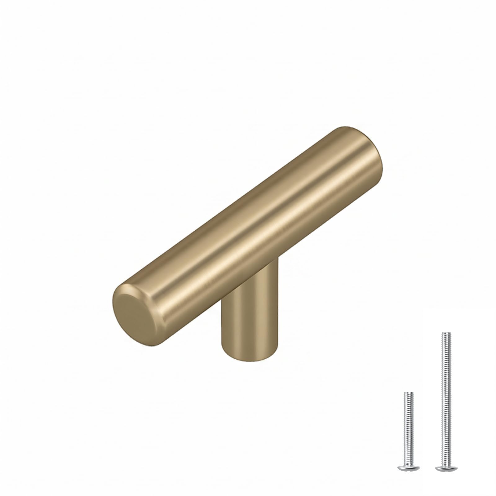 homdiy 50Pack Single Hole Knobs Cabinet Handles Champagne Bronze Kitchen Cabinet Pulls Drawer Pulls for Dresser Drawers